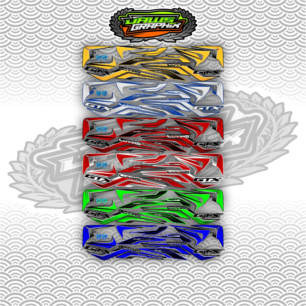STRIPING YAMAHA XEON gtx luvias mio 125 i mx mxi rr ego lc