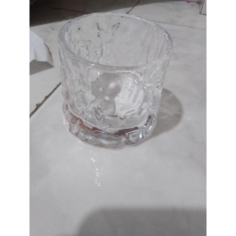 Gelas Kristal Mojito Whisky Anggur Whiskey Cocktail 150ml Spinner Bottom