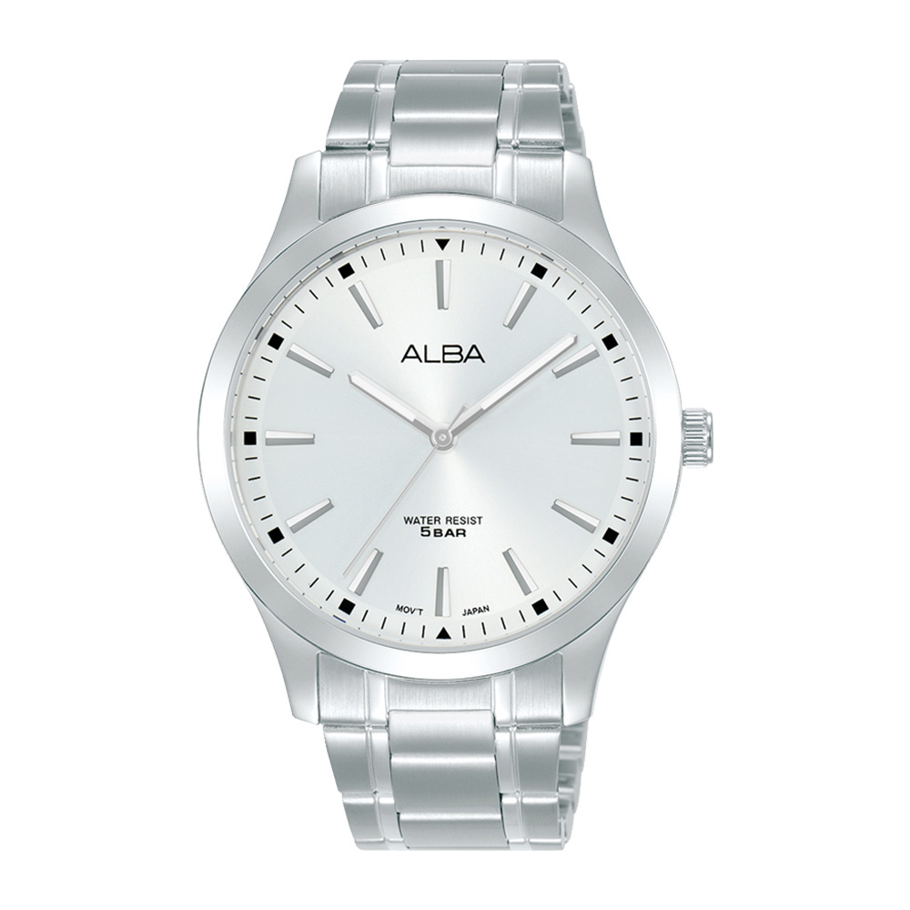Alba ARX017X1 Silver Dial Silver Stainless Steel - Jam Tangan Pria Alba ARX017