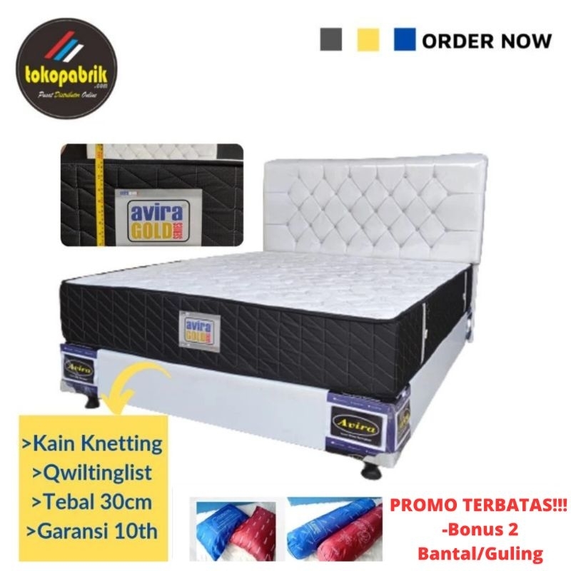 Matras Avira Tebal 30 cm  Garansi 10 tahun / Kasur Springbed Murah Subang Bandung Garut Cianjur Cima