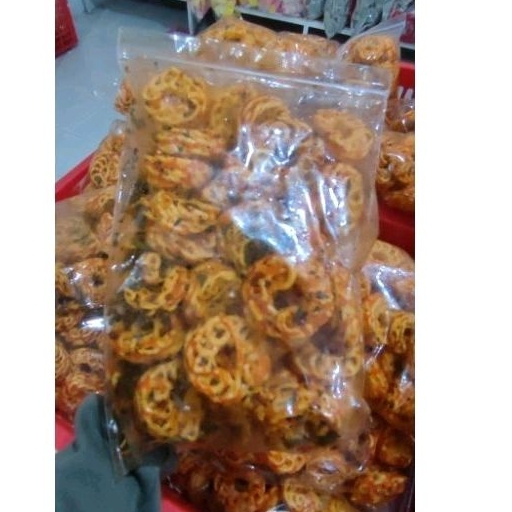 

Kerupuk Mawar Seblak (Asin Gurih wangi Daun Jeruk)