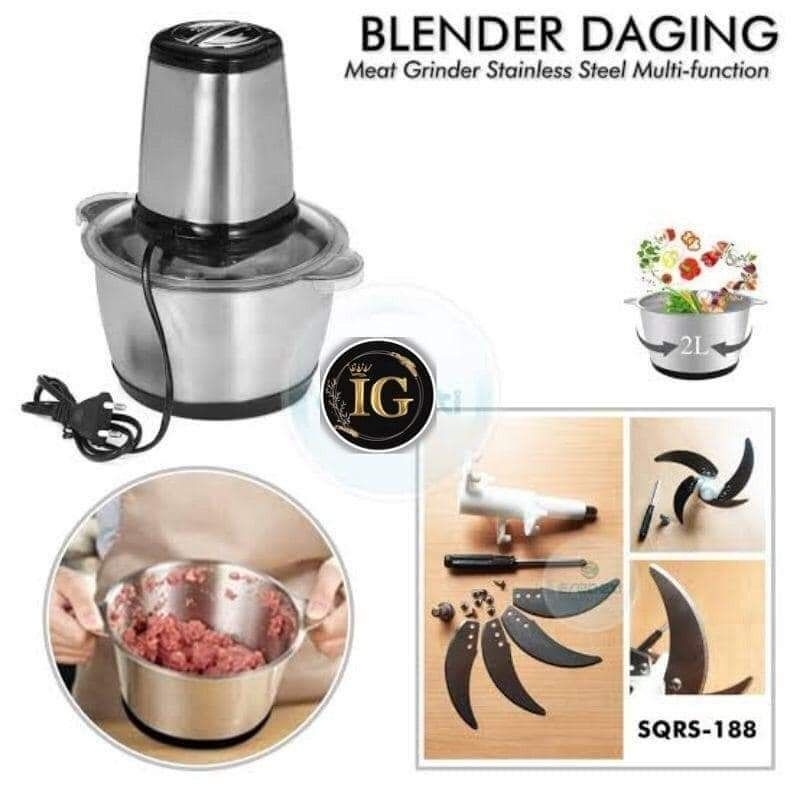 blender daging stainless/blender portabel
