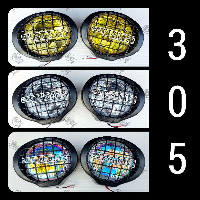 [Isi 1 Buah] Lampu Sorot LA 305 Variasi Truck Bumper Tanduk Atap Mahkota Truk