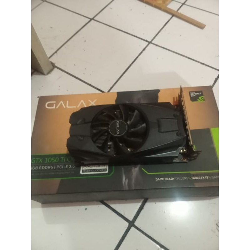 GTX 1050 TI 4GB NON PIN
