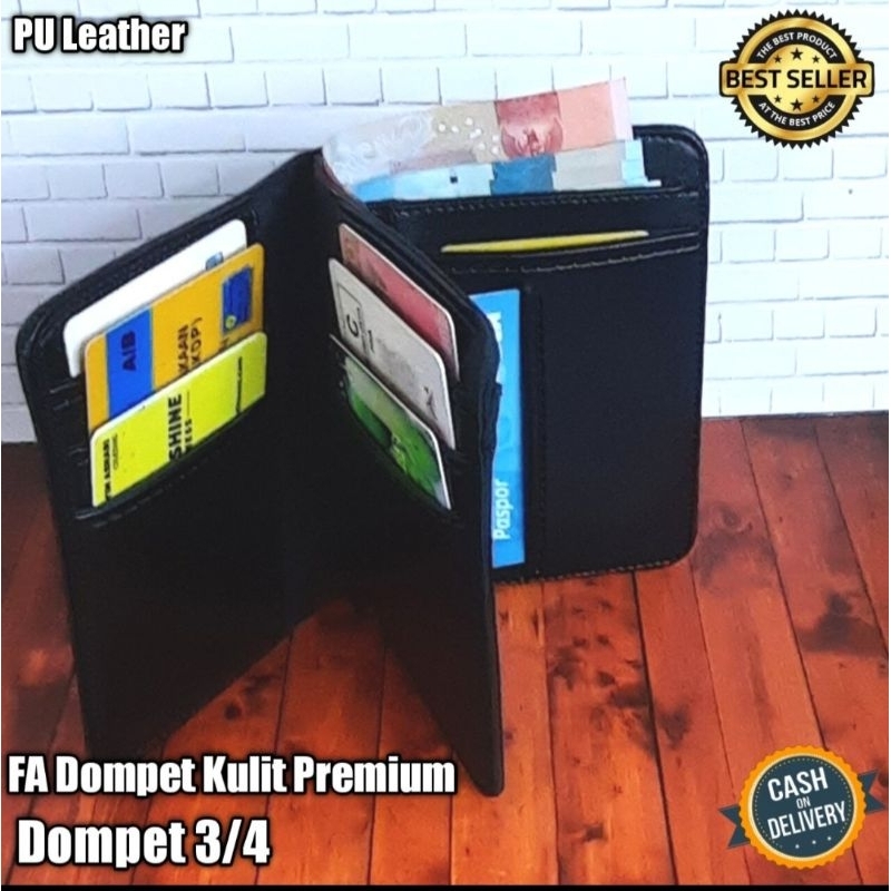 FA Dompet 3/4 Dompet Sedang Dompet Kulit Pria