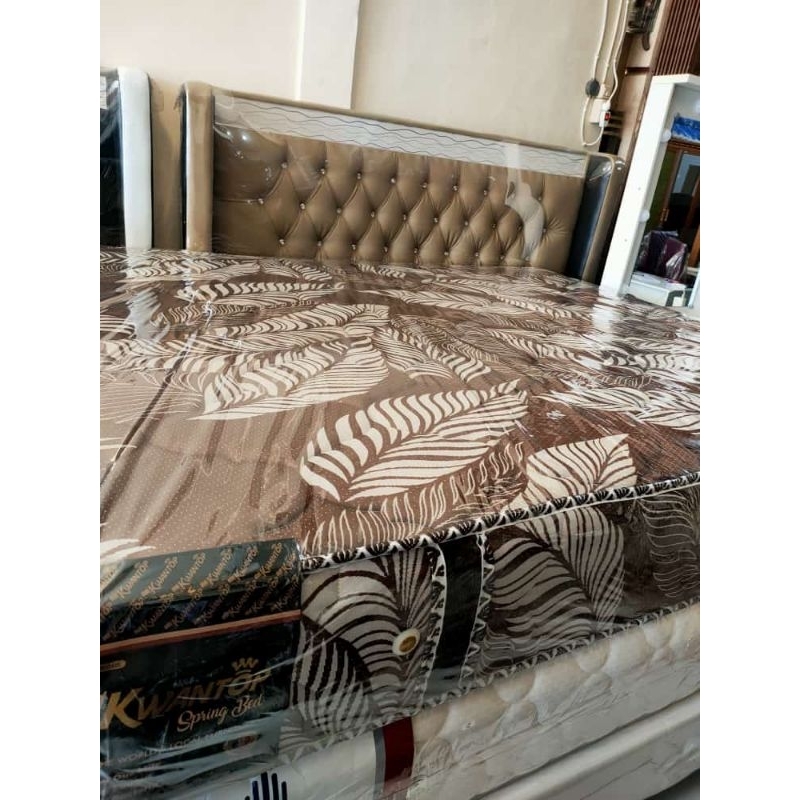 set springbed plus dipan murah springbed kwantop murah set ranjang dipan