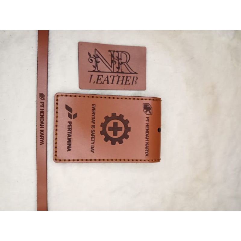 

id card holder/id card kulit custom safety