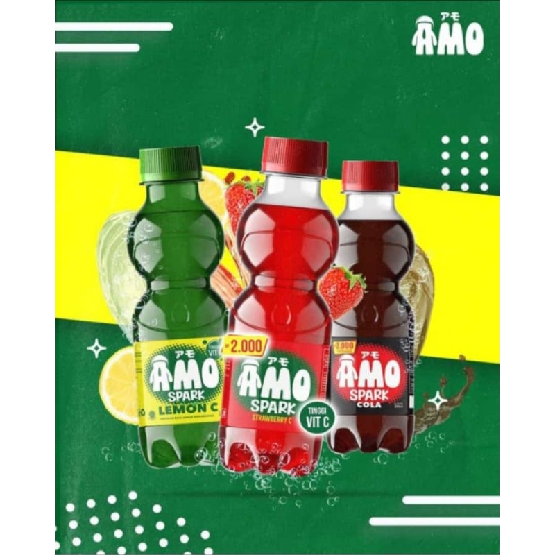 

AMO CSD Minuman Rasa Cola Strawberry Lemon 200ml