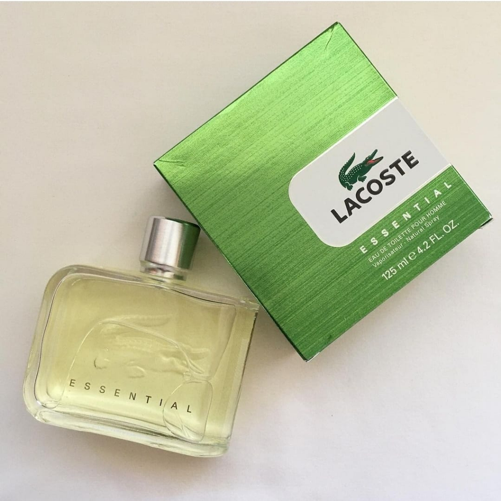 LACOSTE ESSENTIAL EDT ORIGINAL EROPA PARFUM PRIA TAHAN LAMA ESSENTIAL LACOSTE EAU DE TOILETTE 125 ML