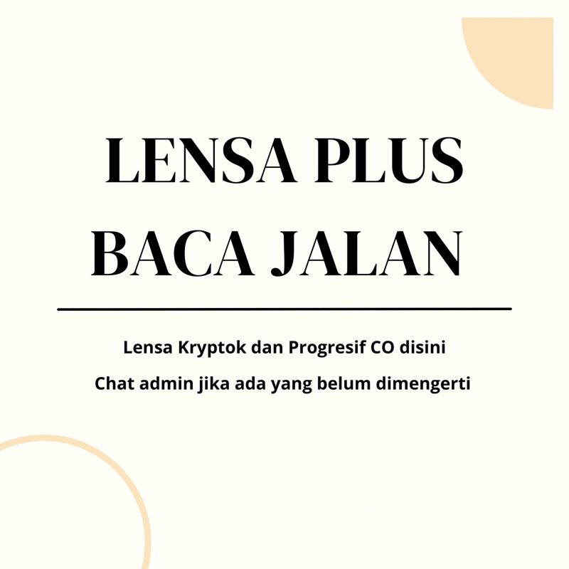 LENSA PLUS (kryptok dan Progresif)