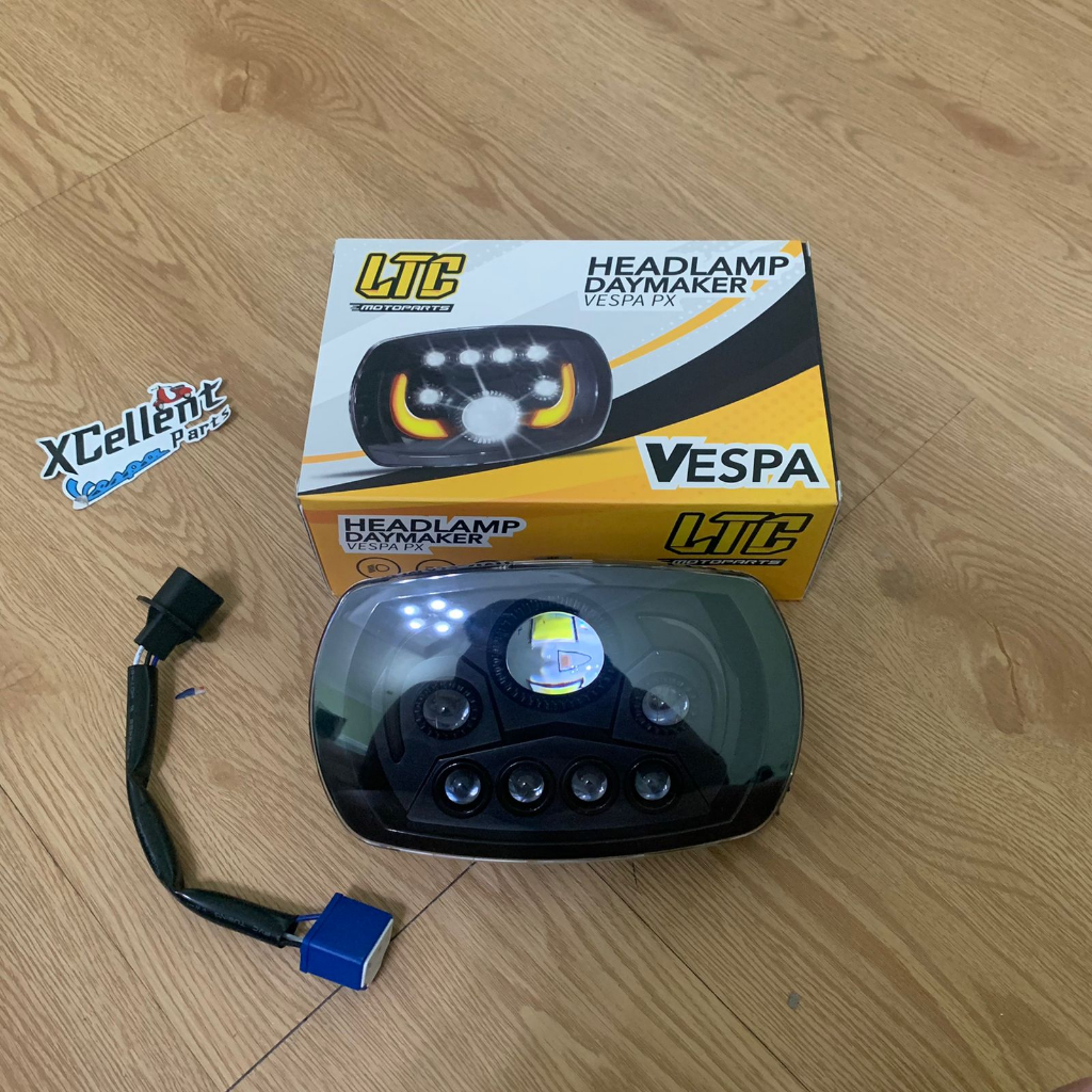 Headlamp Daymaker Vespa Scarlet PX Excel Exclusive PTS Super Sprint