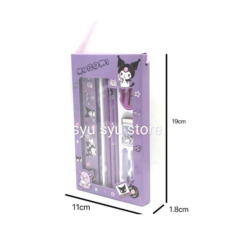 

D3W! Set stationary Kuromi My Melody Cinnamoroll Pompompurin SSY