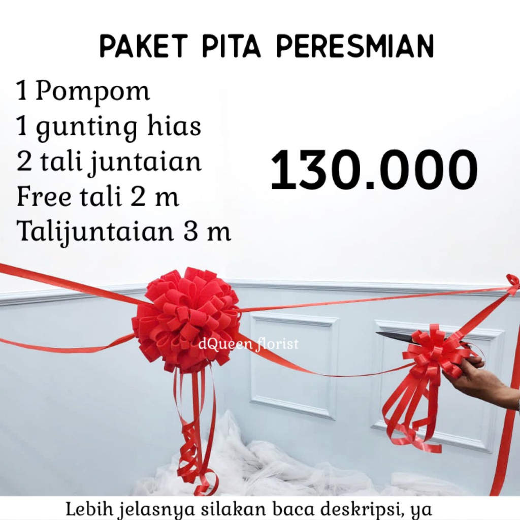 

Dqueen Florist - Paket Peresmian 2 Tali Juntaian