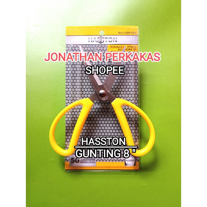 

gunting kain kertas 8" haston gunting serbaguna 8" haston gunting stainless steel 8" haston