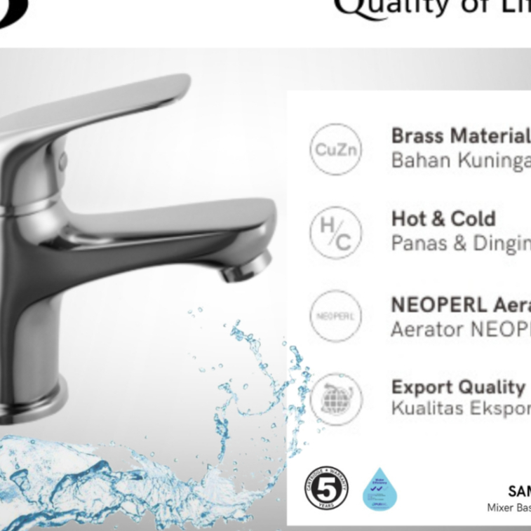 Kran Wastafel AER SAM WP1