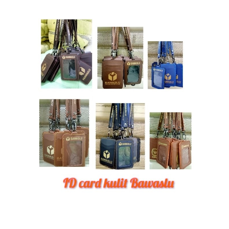 ID CARD KULIT BAWASLU MODEL KALUNG