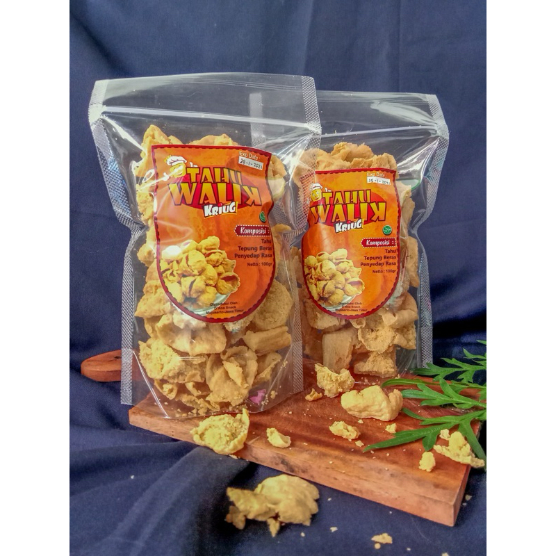 

KRIPIK TAHU WALIK 100grm/TAHU WALIK CRISPY/CAMILAN/MURAH