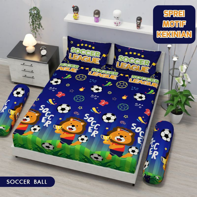 Sprei Motif Soccer Ball Sprei Motif Bola Sprei Motif Kartun Bola Sprei Motif Anak Sprei Murah Sprei 