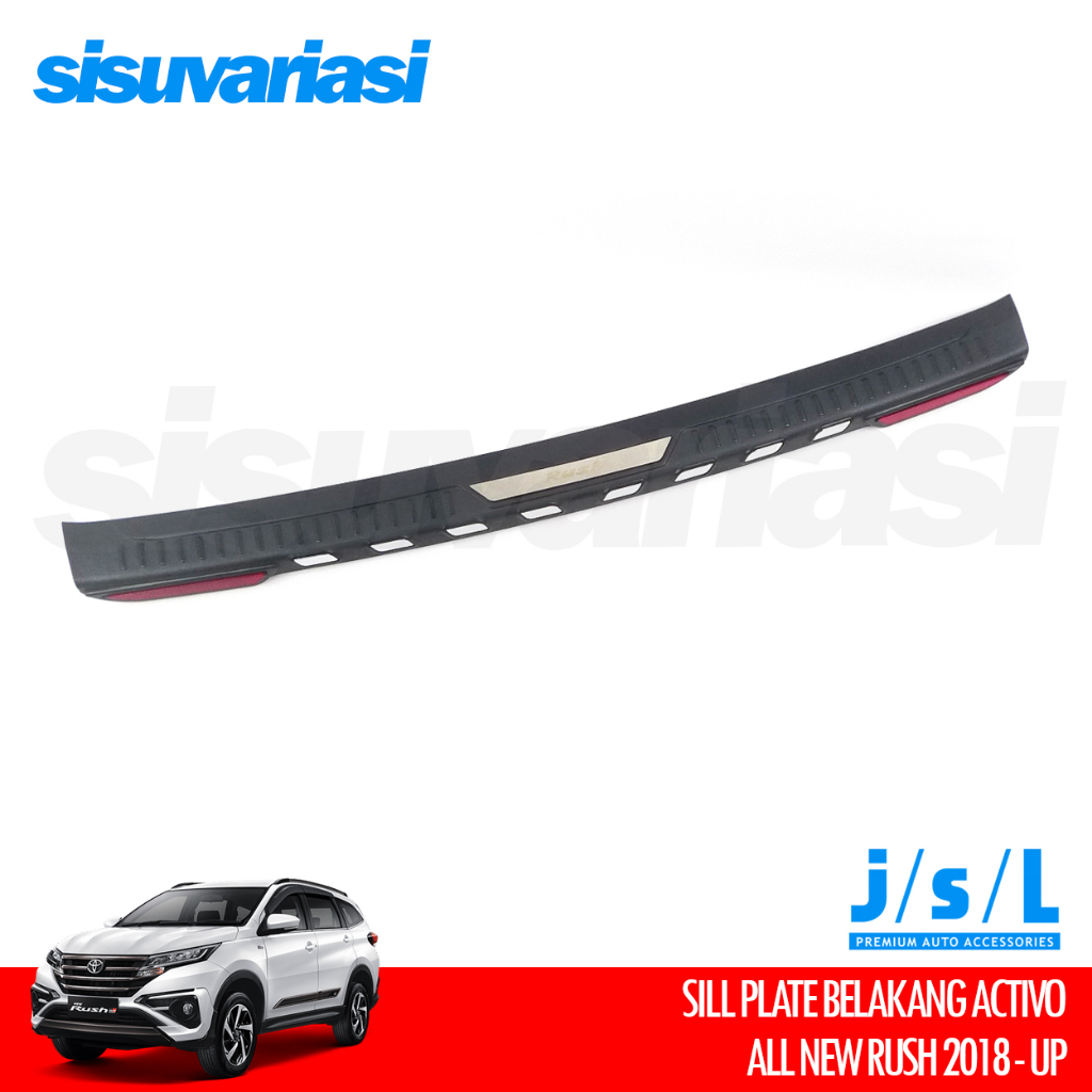 RB All New Rush 2018 Aksesoris JSL Sill Plate Sillplate Belakang
