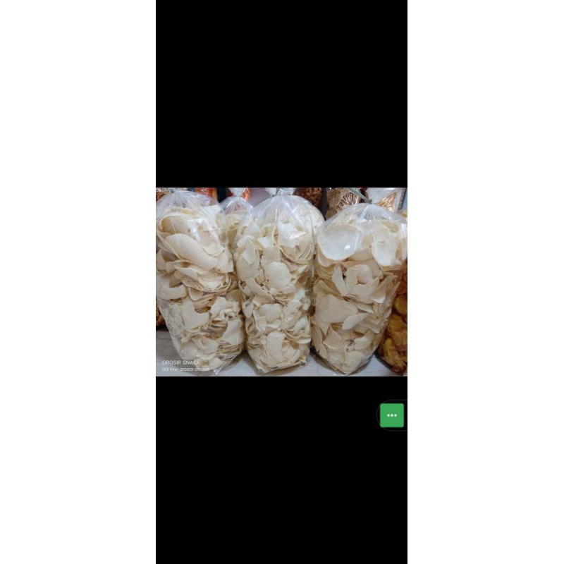 

krupuk gadung mentah