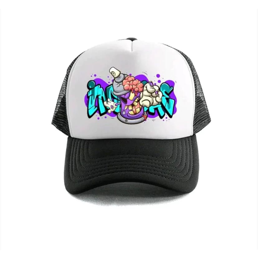 COD-Topi Jaring Pria Logo monster- Topi baseball jaring - Topi Jaring Pria - Topi kartu as - Topi Ba
