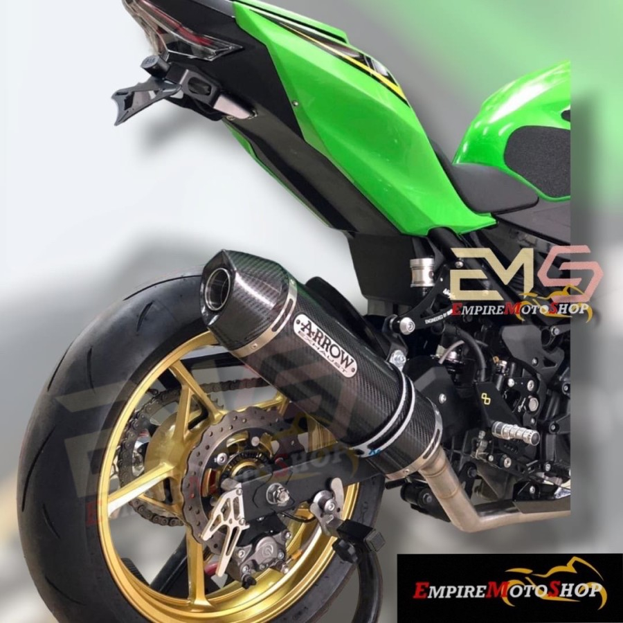 Knalpot Arrow Ninja 250 Fi 2018 New Ninja 400 Racetech Carbon