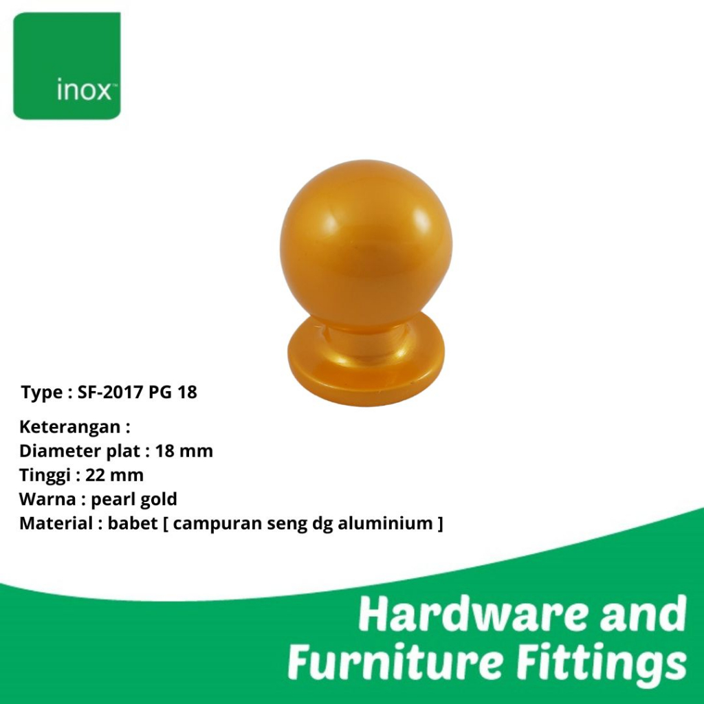 Tarikan Laci / Knob Laci / Knob Bulat Lemari Pakaian / SF-2017