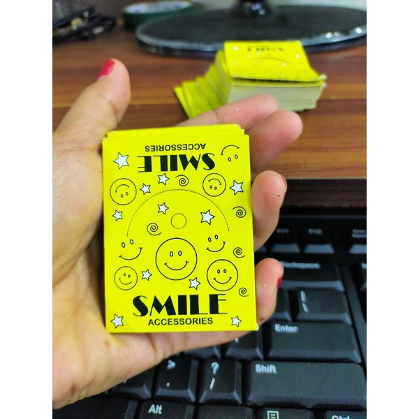 

Hangtag Kar Kotak Kecil isi 90 pcs Kertas Label Gantungan Aksesoris