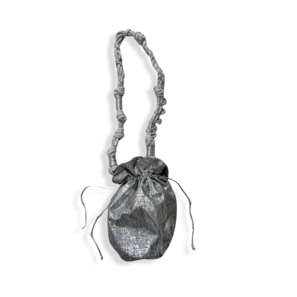 ER.ART.ID - Silver Bucket Bag
