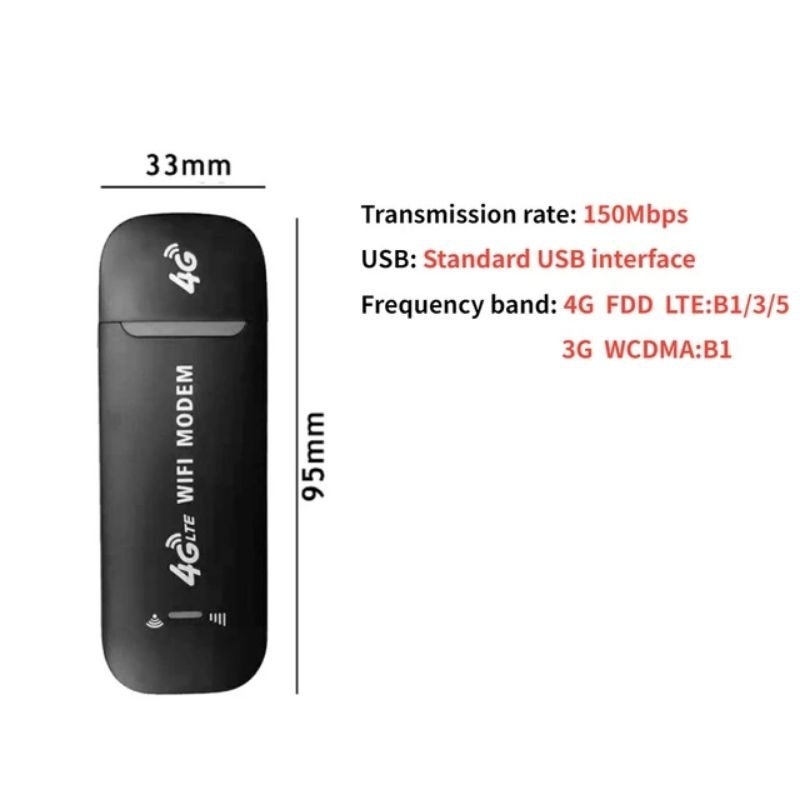 [SECOND] Modem WIFI 4g All Operator 150 Mbps Modem Mifi 4G LTE  Modem WIFI Travel USB Mobile WIFI Su