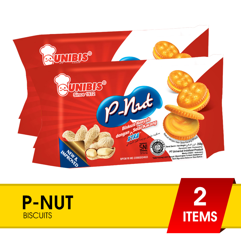 

Unibis P-Nut Sandwich 258 g (2 pcs)