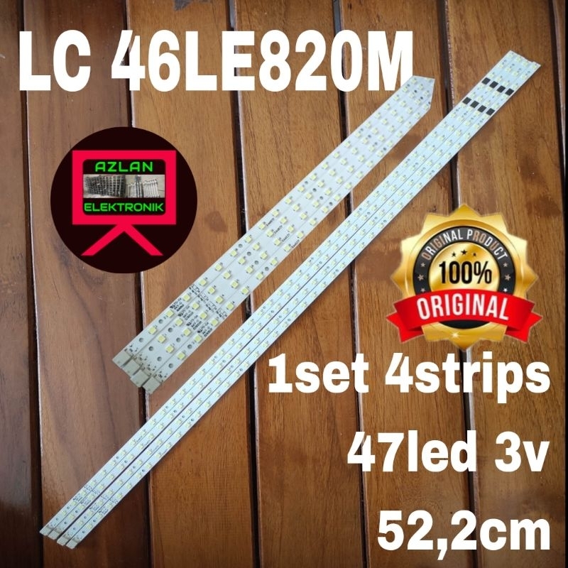 BACKLIGHT LED TV SHARP 46" LC 46LE820M 47led 3v 52,2cm