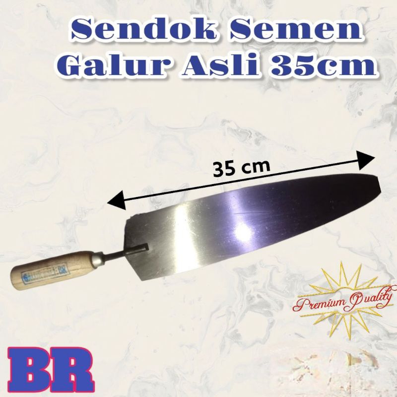 Cetok/sendok semen galur asli 35 cm/cetok semen alat tukang bangunan