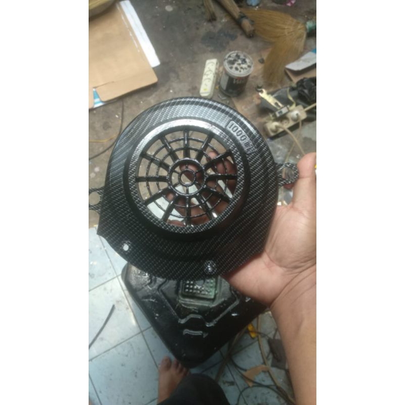 Cover kipas suzuki.  skywive,skydrive,spin carbon celup