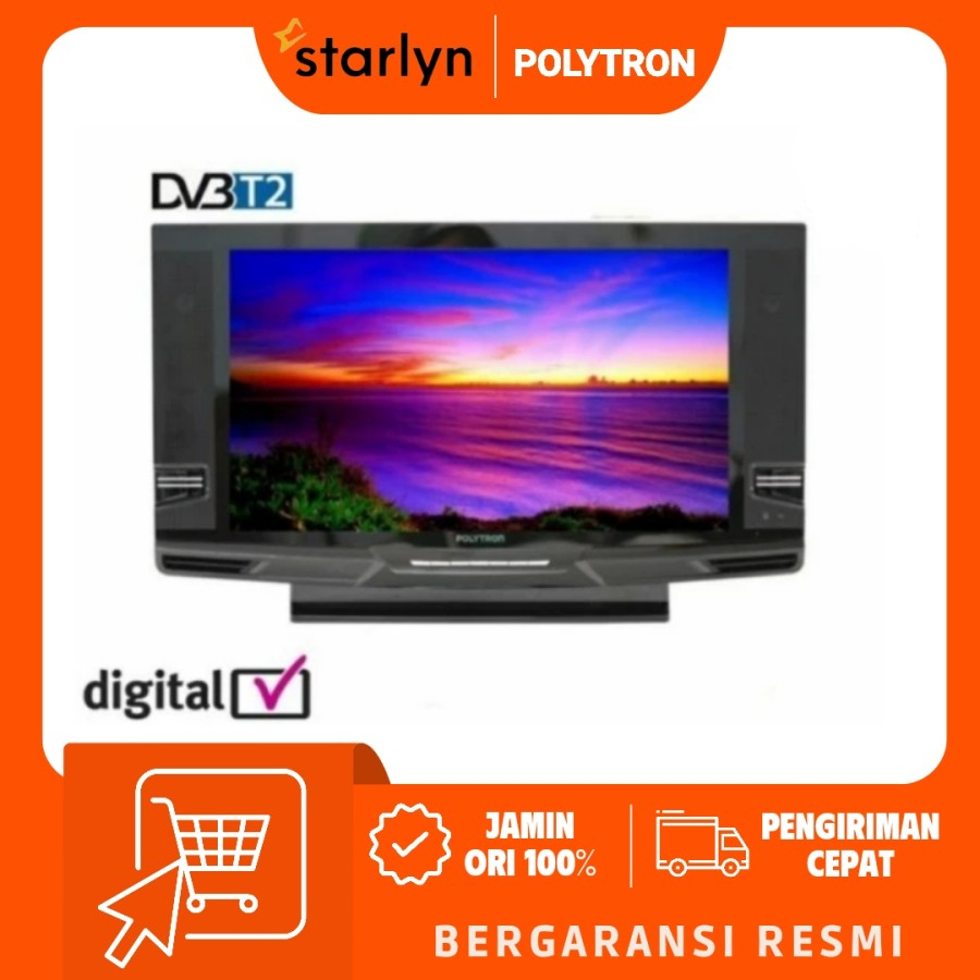 POLYTRON LED Digital TV 24 Inch DVB-T2 PLD 24V123