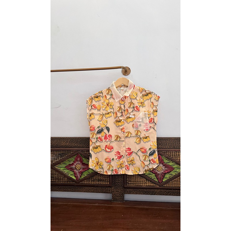 blouse kutung bunga