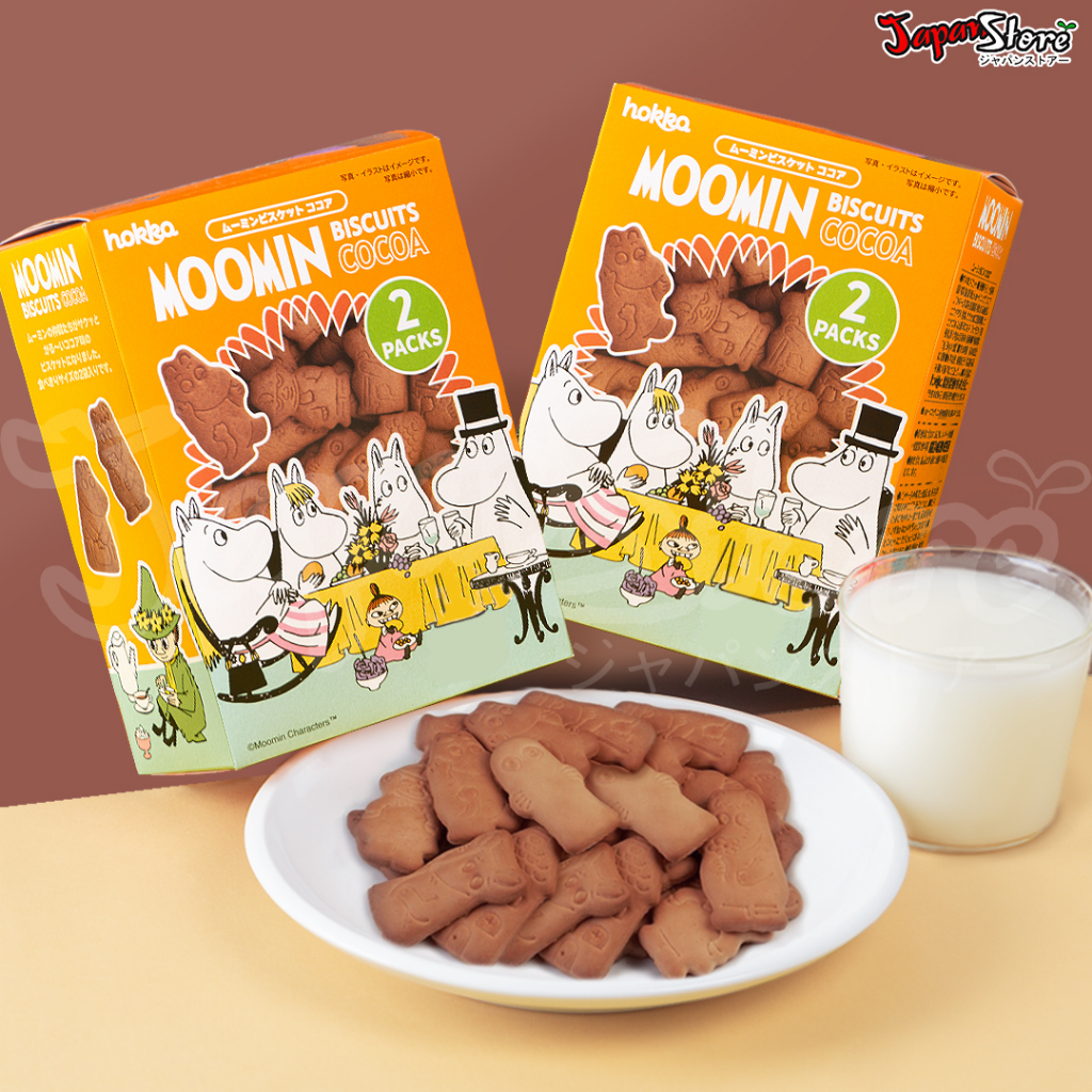 

Hokka Moomin Valley Cripsy Cocoa Biscuit [2 Mini Pack/Kotak]