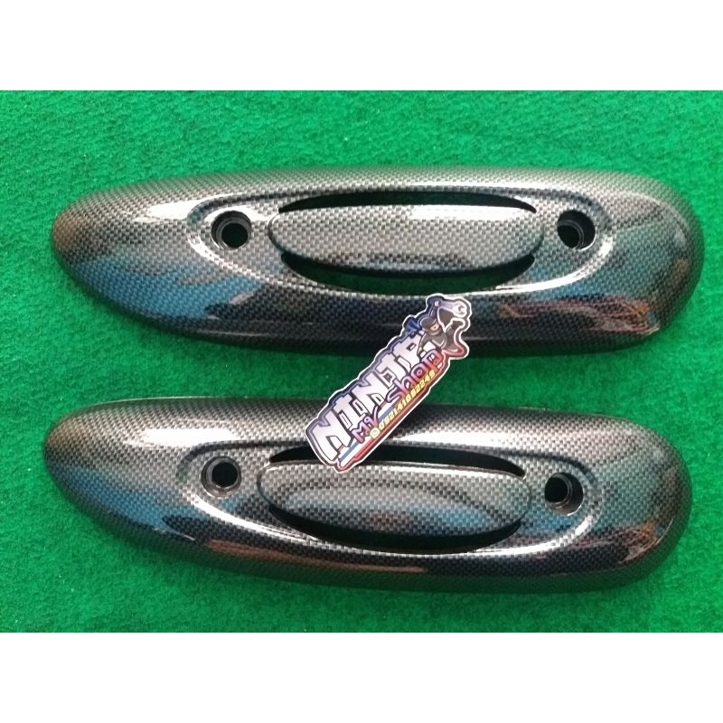 cover knalpot carbon wtp scoopy scoopy fi