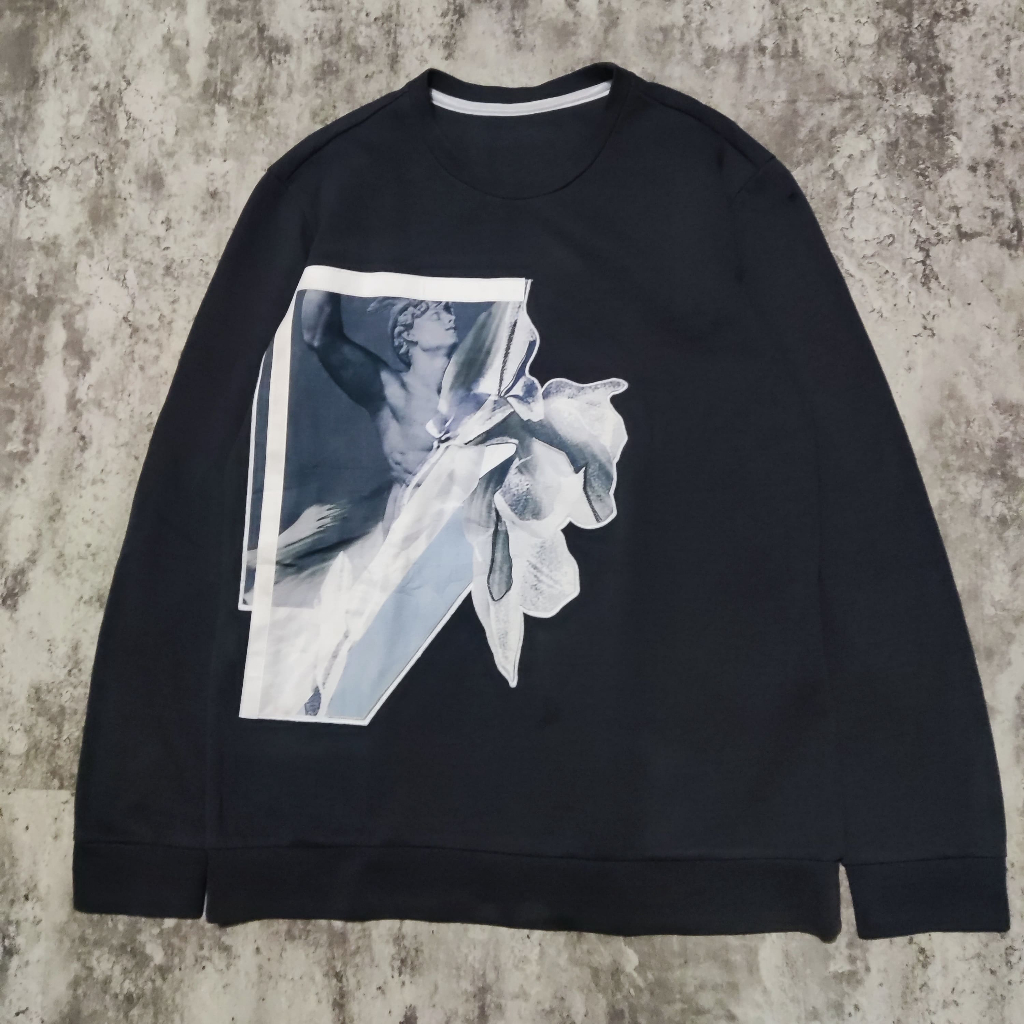 CREWNECK By TIME BORDIR SECOND BLU192