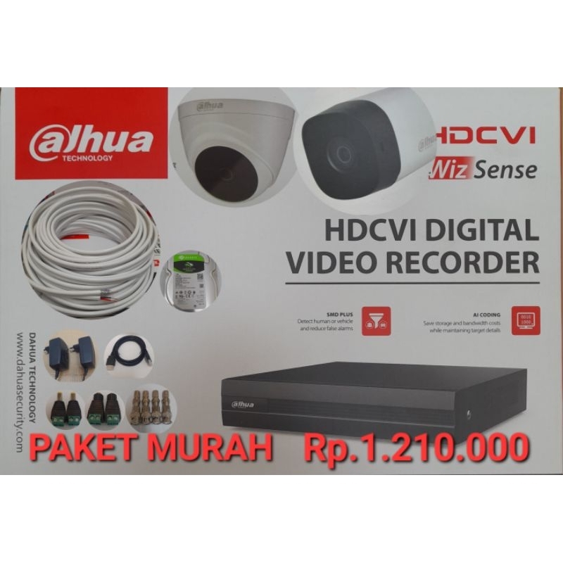 paket cctv dahua 2 kamera