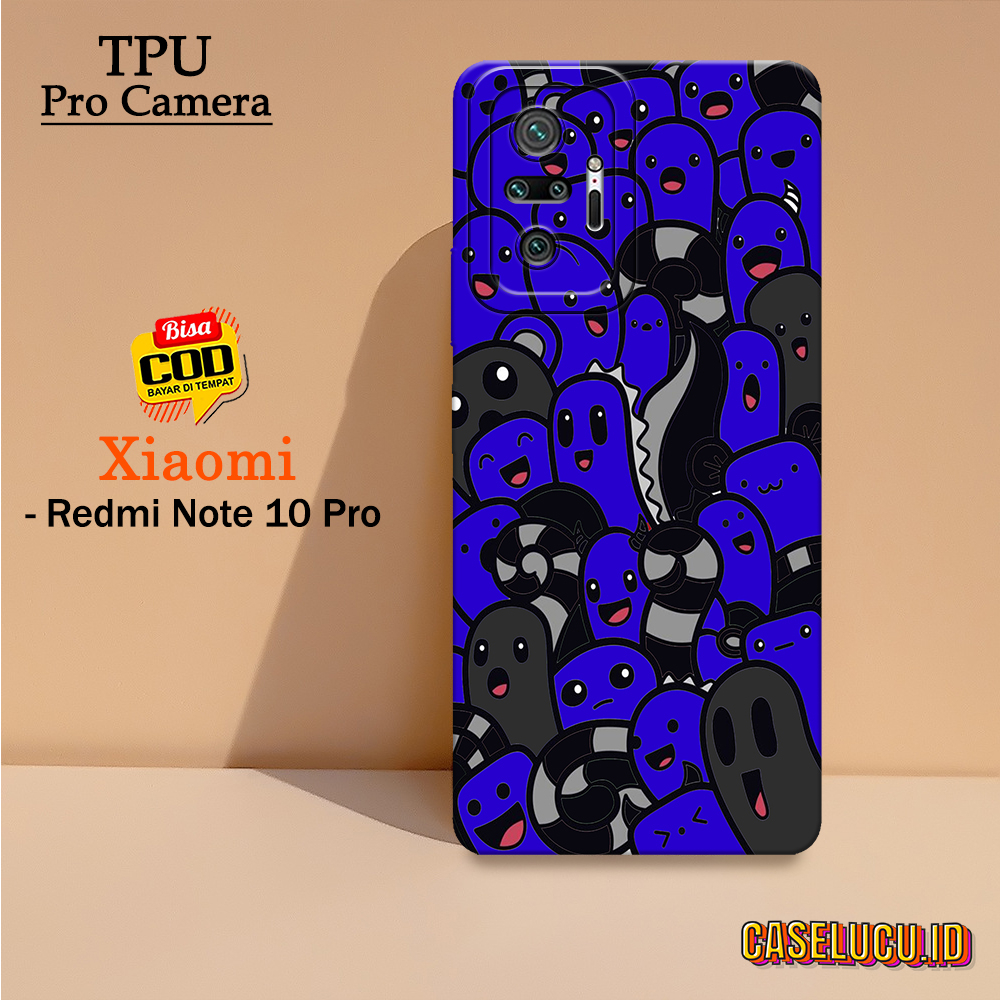 Casing Hp Xiaomi Redmi Note 10 Pro Terbaru - Fashion Case Grafiti - Case Redmi Note 10 Pro - Soft Case Hp Redmi Note 10 Pro - Kesing Hp - Silikon Hp - Cover Hp - Case Lucu - Aksesoris Handphone - Premium 3D Pro Camera