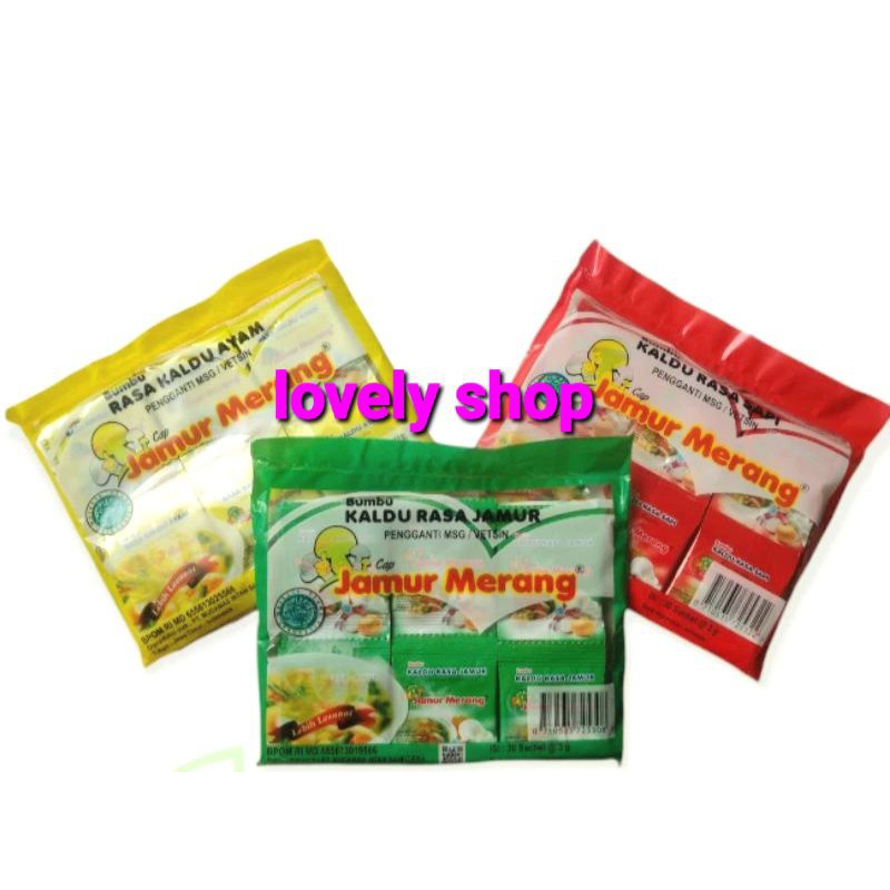 

kaldu jamur merang tanpa msg 1 pack isi 30 sachet