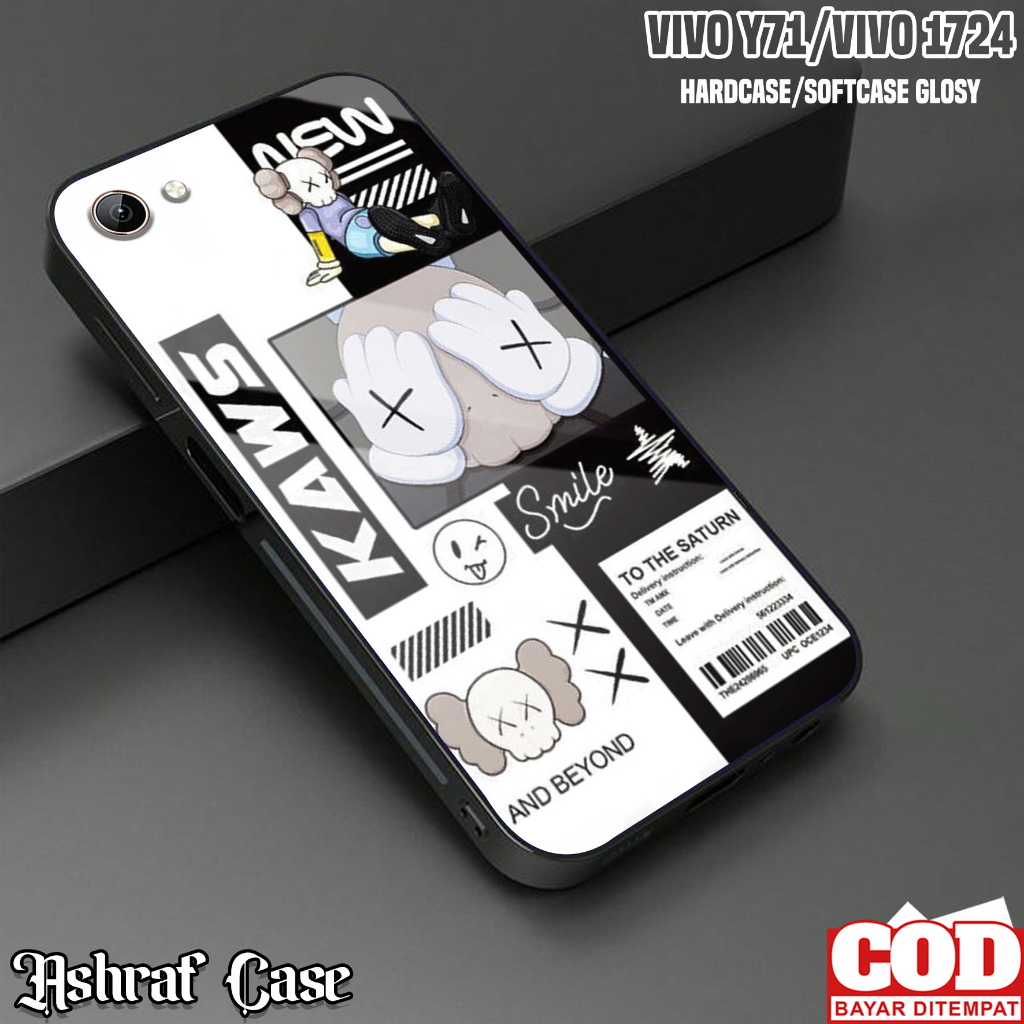 Case Vivo Y71 / Vivo 1724 - Casing Vivo 1724 / Vivo Y71 ( AES ) Silikon Hp Vivo Y71 - Kesing Hp - Ko