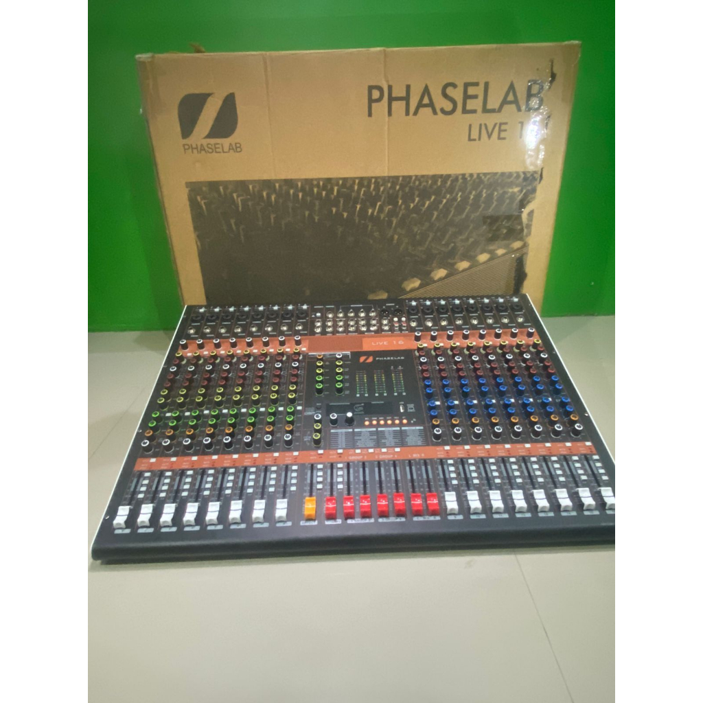 Mixer Analog Phaselab / Phase Lab LIVE 16 / LIVE16 + KOMPRES - 16 channel