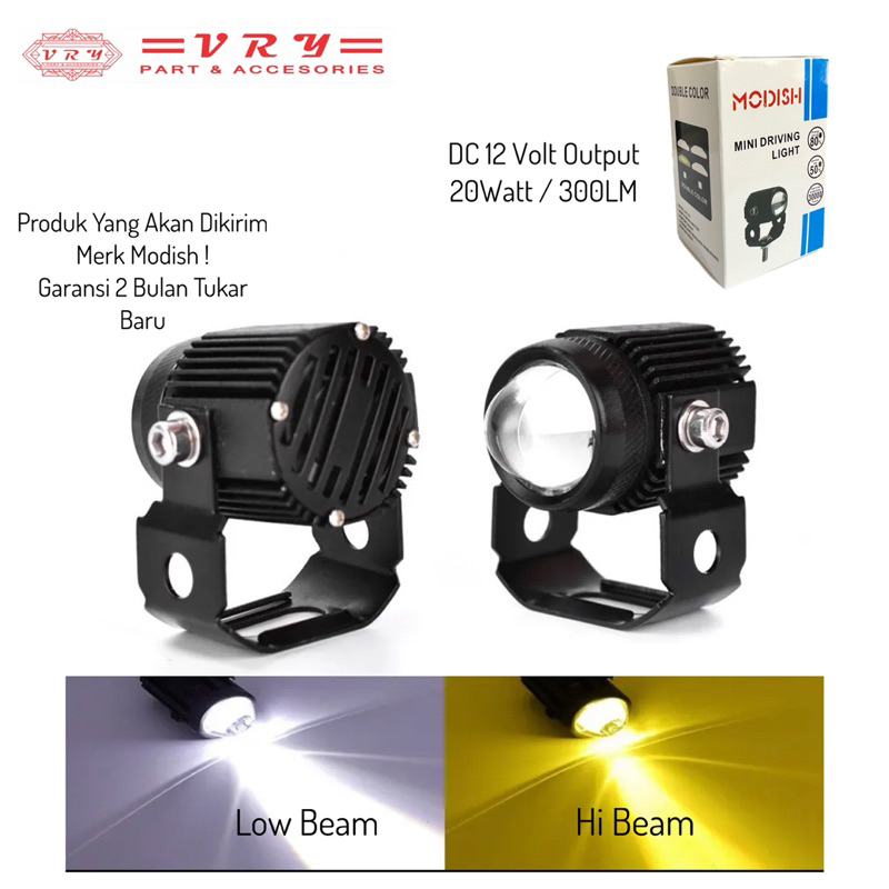 Neo Lampu tembak laser D2 Dua warna Modish