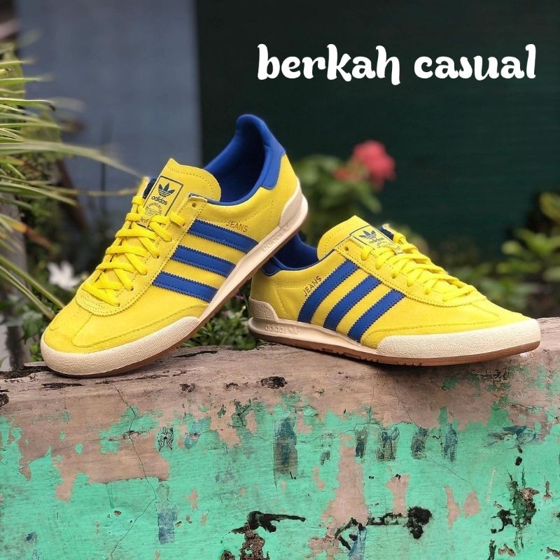 ADIDAS JEANS YELOW BLUE ORIGINALS