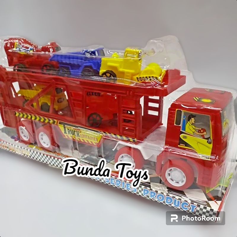 (BT) MAINAN TRUK TRONTON MUAT 5 TRUK KONTRUKSI (SERI MAINAN TERBAIK)