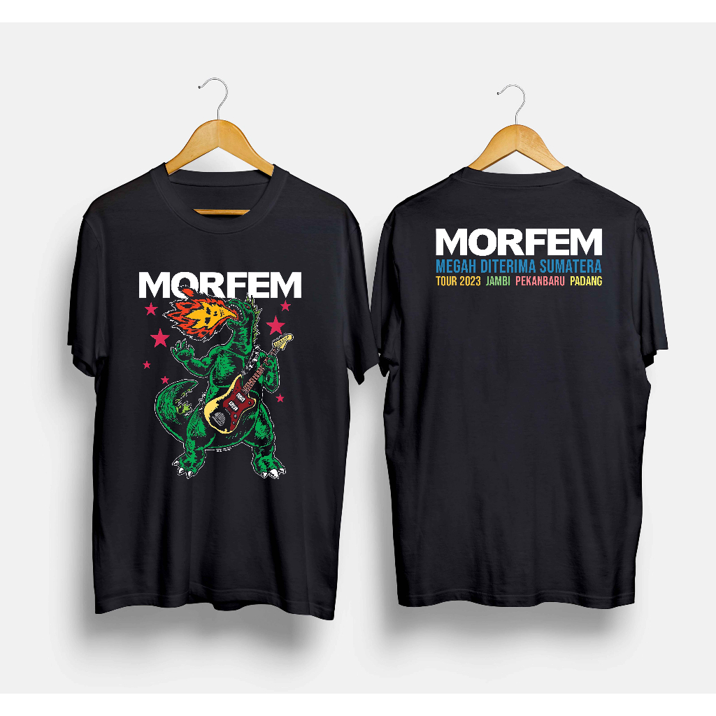 Kaos Band Morfem - Megah diterima Sumatera Tour 2023