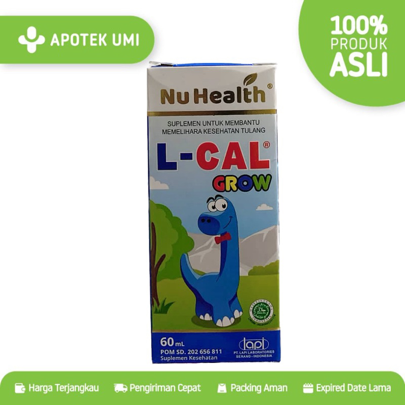 L-CAL GROW SIRUP 60ml || VITAMIN KALSIUM ANAK