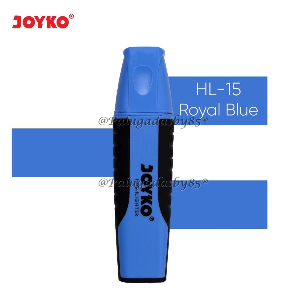 

(1 Biji) GROSIR Highlighter JOYKO HL-15 Royal Blue / Joyko Highlighter Penanda Berwarna HL-15 Royal Blue / Joyko HL-13 ~ HL-16
